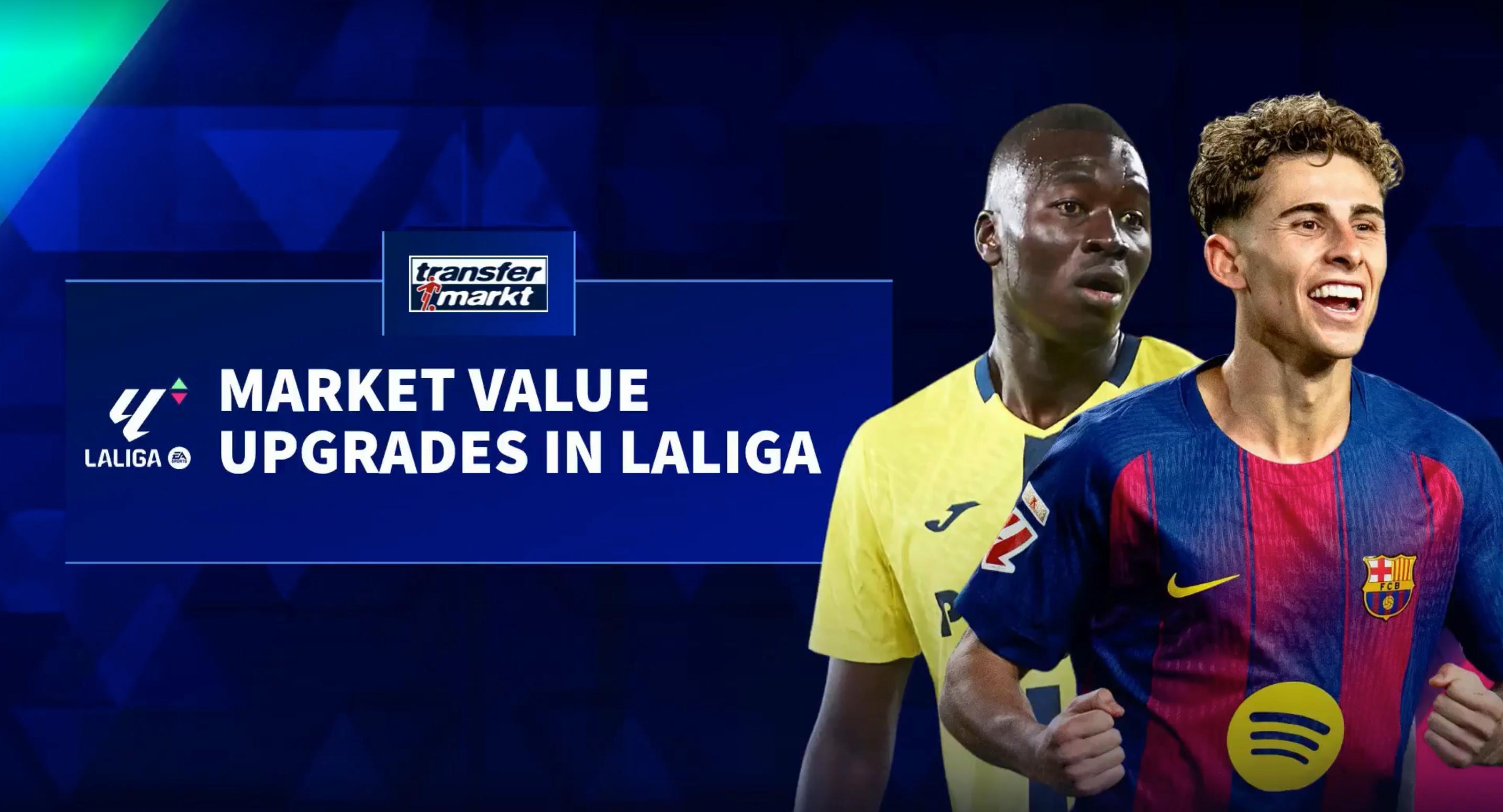 乐鱼电竞平台-西甲身价涨幅前10:费尔明第1,贝尔纳尔、皮塔奇、佩德里上榜